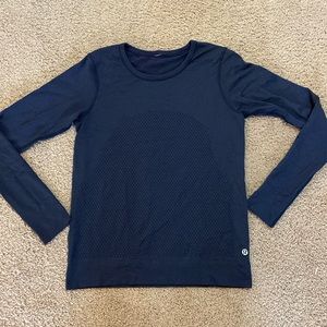 Lululemon Navy long sleeve